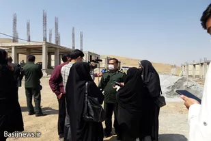 بازدید فرمانده سپاه تویسرکان از پروژه احیای روستای برفیان