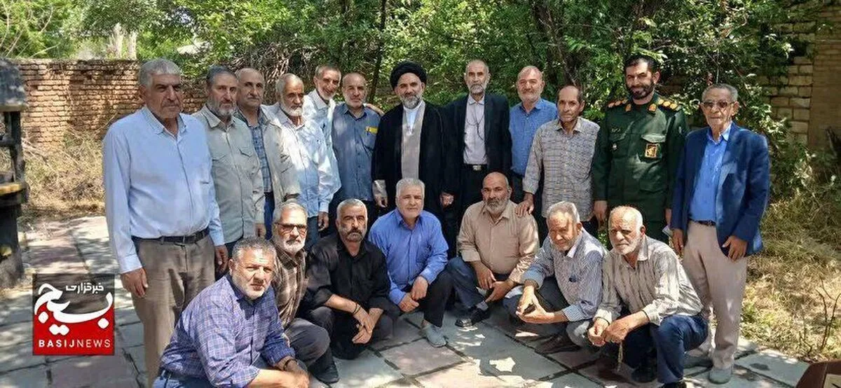 دیدار پیشکسوتان عرصه ی جهاد و شهادت با امام جمعه شهرستان ازنا