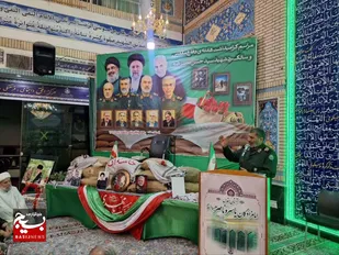 آستان مقدس امامزادگان طرقبه میزبان  حماسه سازان دفاع مقدس در اولین سالگرد شهادت سید حسن نصرالله و&zwnj;شهدای مقاومت+عکس