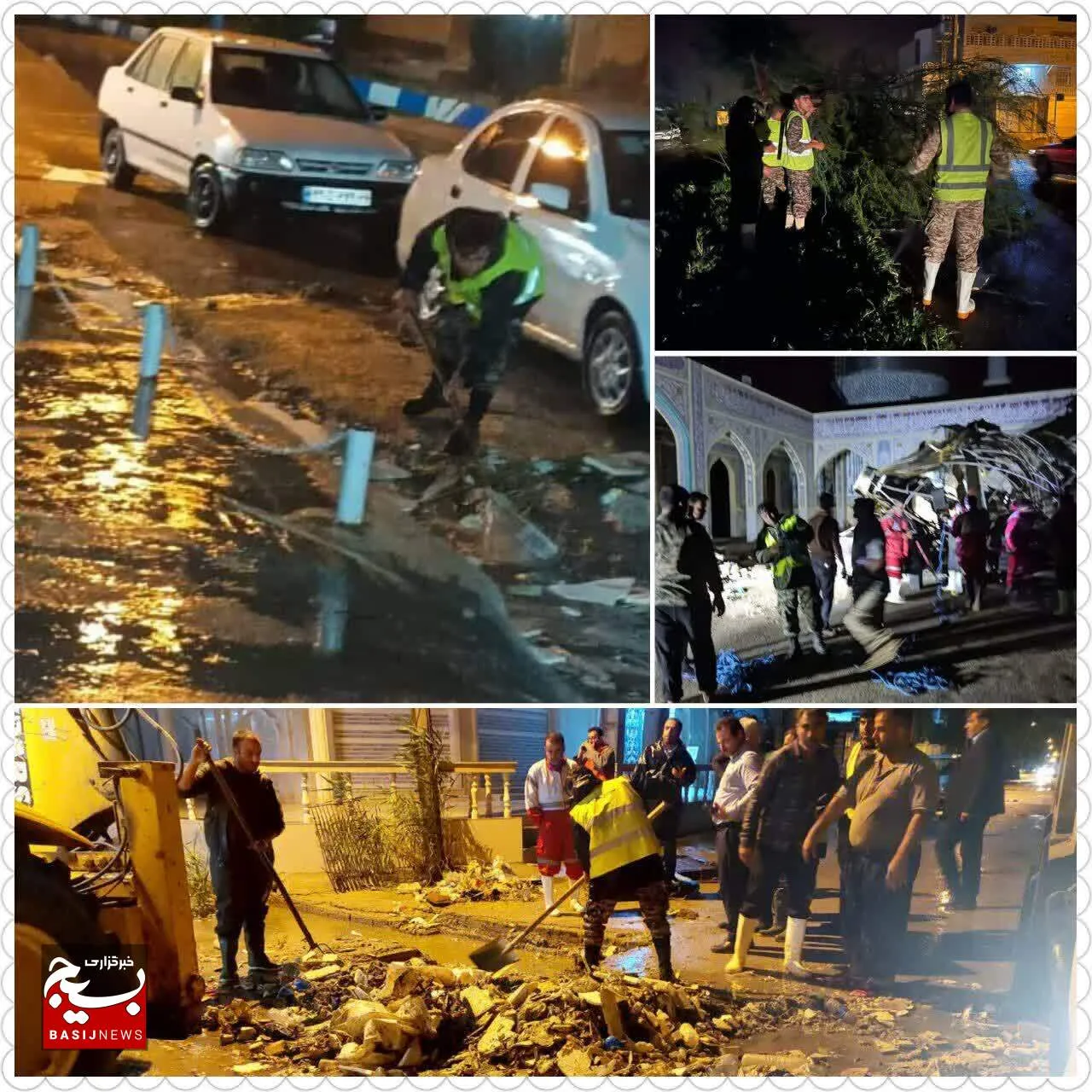 امدادرسانی جهادی بسیجیان هندیجان