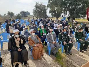 برگزاری پنجمین یادواره شهدای هفت تپه استان سمنان/کلنگ زنی احداث یادمان
