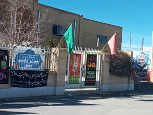 فضاسازی پایگاه و محله ندوشن میبد به مناسبت ایام فاطمیه