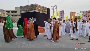 واقعه غدیر در عسلویه بازسازی شد