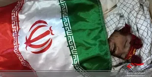 مراسم وداع با پیکر شهید مهدی زاهدلویی