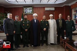 دیدار فرمانده سپاه استان و مسئول نماینده ولی فقیه در سپاه حضرت عباس(ع) استان اردبیل
با مدیرکل دادگستری به مناسبت انتخاب به عنوان مدیر برتر ملی