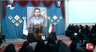 تجلیل از رشادت های شهید بسیجی سید روح الله عجمیان در کانون فرهنگی غدیر کرج