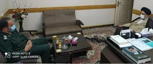 دیدار فرمانده سپاه حضرت عبدالعظیم با امام جمعه   شهرستان ری