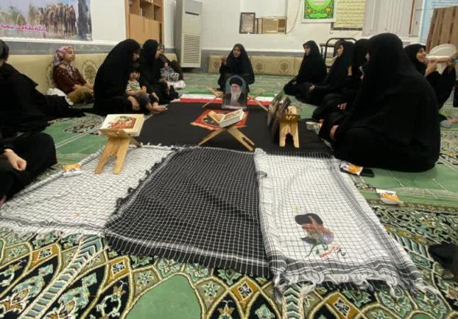 برگزاری مراسم بزرگداشت شهید سید حسن نصرالله در  روستای چاه تلخ جنوبی