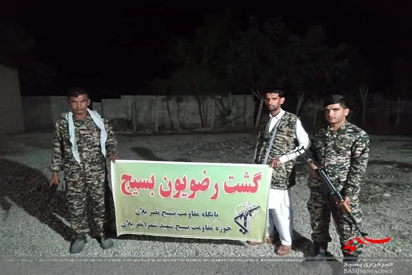 برگزاری گشت محله محور پایگاهی به مناسبت هفته بسیج در چابهار