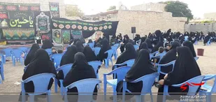 مراسم عزاداری روز عاشورا در روستای جور منطقه براآن شمالی