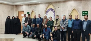 مراسم تکریم و معارفه مسئول سازمان بسیج هنرمندان با حضور سردار کفیل انجام شد