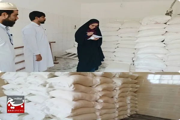 کشف عرضه خارج از شبکه ۱۰ تن آرد حمایتی از یک خبازی در شهرستان سرباز