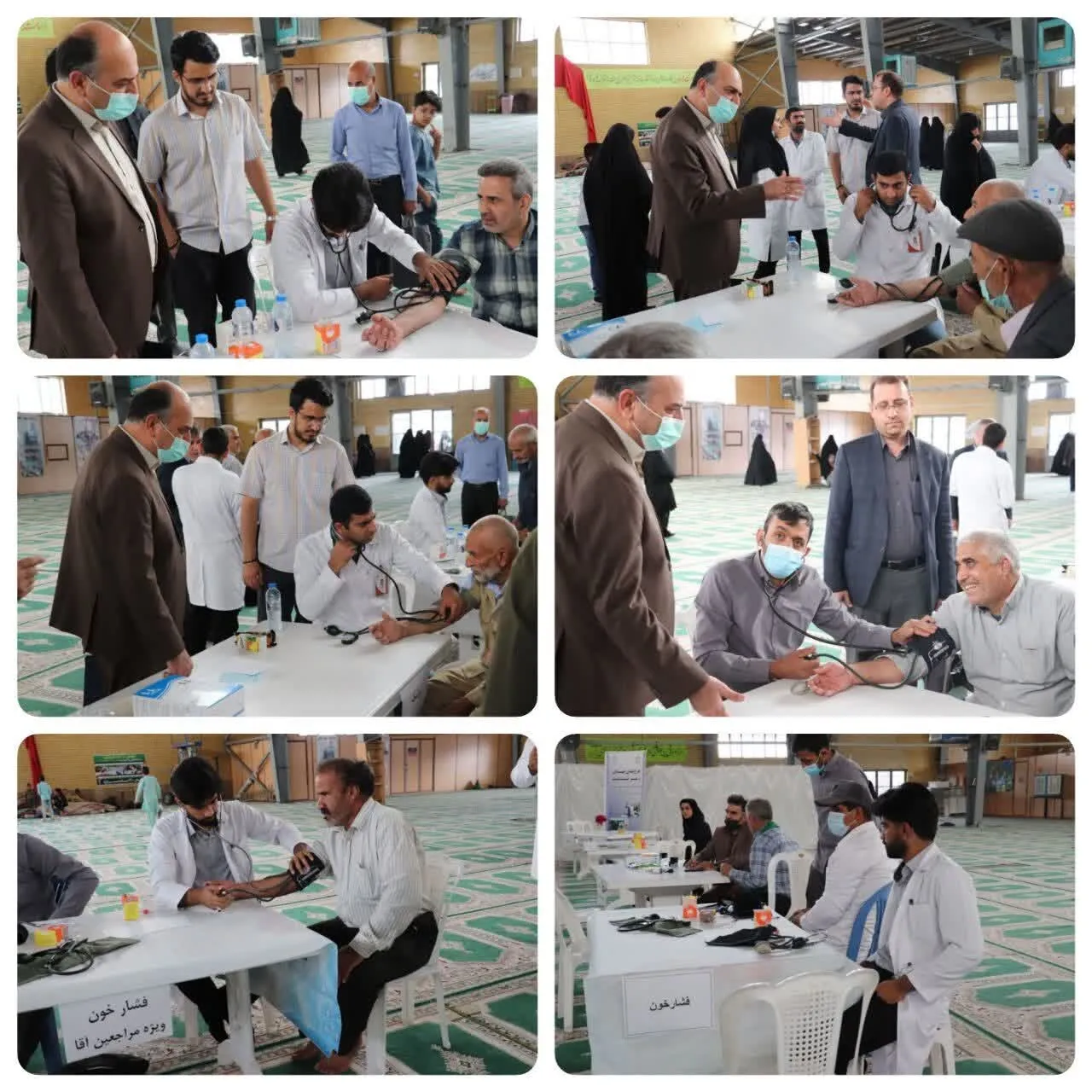 برپایی ایستگاه پایش سلامت به همت گروه جهادی شهید ثقفی