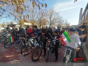 همایش دوچرخه سواری در بافت