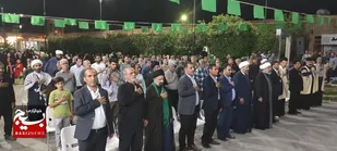 اجتماع باشکوه غدیریون درمیدان شهدای ۲۱ دی لالی