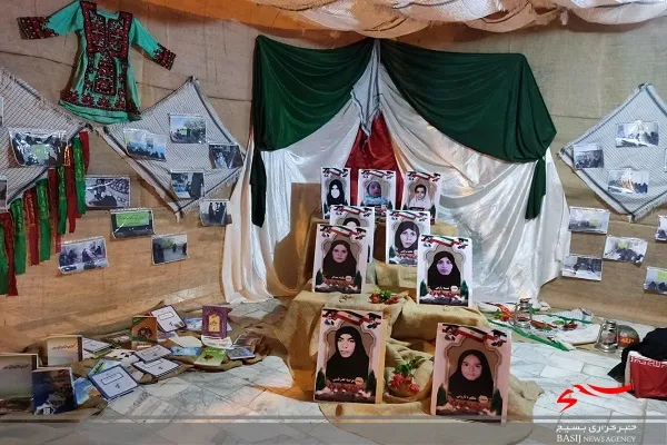 برپایی نمایشگاه اسوه گرامیداشت هفته دفاع مقدس در سراوان