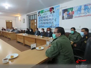 دیدار اعضای شورای تامین شهرستان نطنز با فرماندهی سپاه ناحیه نطنز