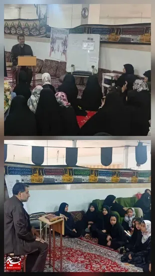 برگزاری جلسه جهاد تبیین با محوریت جنگ ۱۲ روزه در منطقه شهرک پیام اهواز