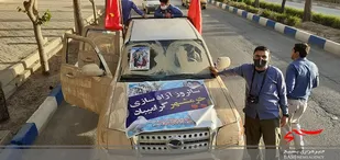 کاروان پیروزی توسط گردان108 امام حسین (ع)