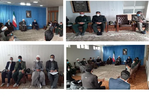 نشست هم افزایی با ادارات متولی مسجد در محل دفتر امام جمعه شهرستان سنقر