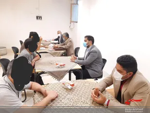 برپایی میز خدمت حقوقی در زندان شاهرود