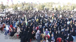 اجتماع بانوان  مهدوی در پارک میثم شهرستان فلاورجان