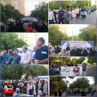 از شور خانواده&zwnj;ها تا سرود نوجوانان؛ در قاب پیاده&zwnj;روی دفاع مقدس