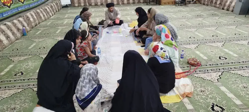 برگزاری کلاس آموزشی سنگ مصنوعی ویژه خواهران در آغاجاری