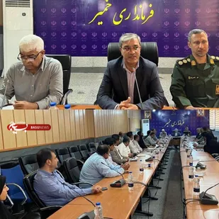 جلسه هماهنگی ستاد بزرگداشت هفته دفاع مقدس شهرستان خمیر برگزار شد
