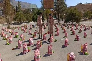 توزیع ۱۲۰۰ بسته کمک مومنانه در شهرستان ارسنجان