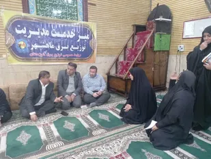 برپایی میز خدمت به مناسبت گرامیداشت هفته مقاومت در ناحیه ماهشهر