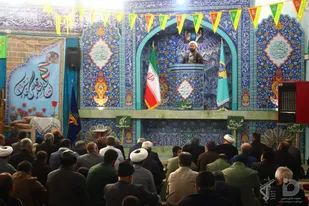گردهمایی بزرگ بسیجیان یزدانشهر نجف آباد، با عنوان شکوه اقتدار بسیج