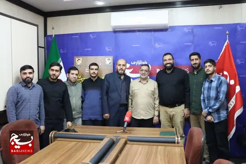 حضور سخنگوی سپاه در خبرگزاری بسیج