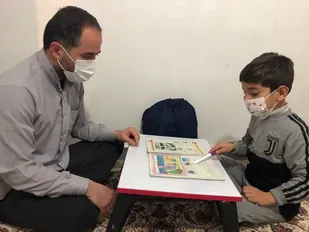 خانه ای که کلاس درس شد
