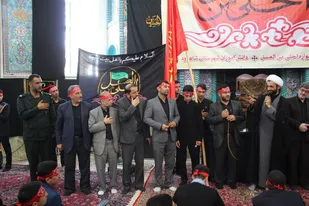 عزاداری دانش آموزان شاهرود در سوگواره احلی من العسل