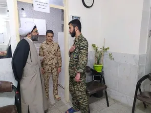 بازدید سرزده مسئول دفتر نمایندگی ولی فقیه سپاه ناحیه مالک اشتر از مرکز اجرایی امر به معروف و نهی از منکر