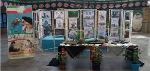 برپایی نمایشگاه عکس و پوستر دفاع مقدس در شاهرود