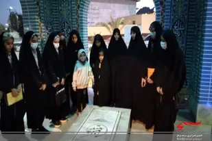 برگزاری مراسم غبارروبی به همت پایگاه مهدیه حوزه کوثر سپاه شهرستان خاش