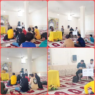 اتمام مسابقات قرآنی مرحله حوزه ای حوزه روستايی شهید مطهری پیان