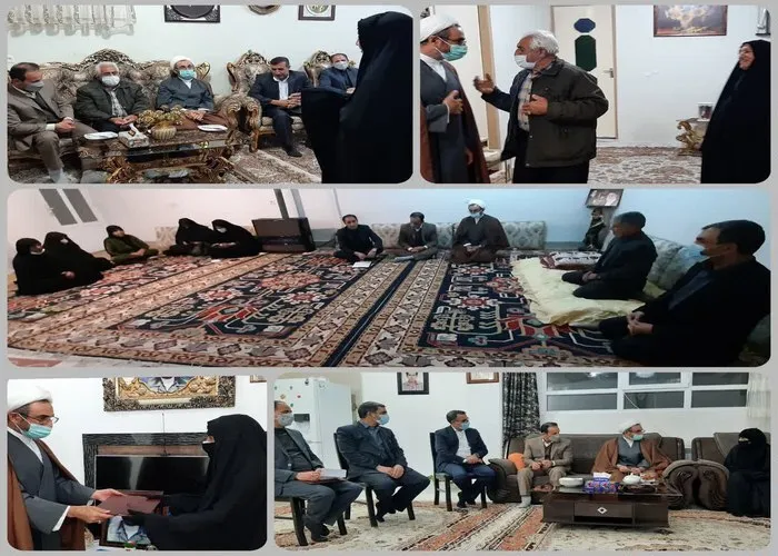 دیدار امام جمعه ایلام از خانواده شهدا