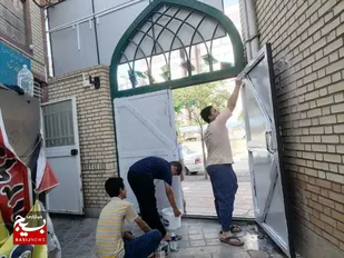 شمیم ماه محرم در منطقه پردیسان قم