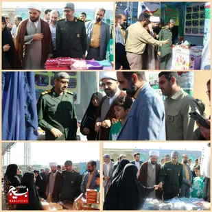 بازدید فرمانده سپاه شوش از نمایشگاه اقتصاد مقاومتی کارآفرینان این شهرستان