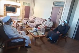 نشست مشورتی مسئول سازمان بسیج طلاب سپاه سلمان با مدیرکل تبلیغات اسلامی استان