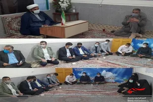 دیدار اعضای ستاد برگزاری هفته منابع &lrm;طبیعی شهرستان هيرمند با امام جمعه این شهرستان