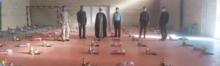 رزمایش مواسات و همدلی در مهاباد اصفهان