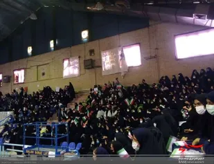 اجتماع بزرگ دانش آموزان دخترملک سلیمانی برگزار شد
