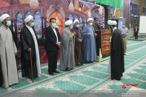 برگزاری آیین تکریم و معارفه امام جمعه شهر اهرم