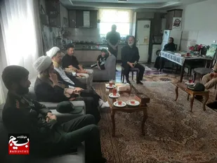 دیدار با خانواده شهید مدافع وطن&laquo;محراب بشارتی&raquo; در بندرانزلی&nbsp;