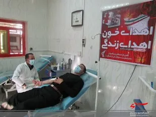 اهداء خون جمعی از پایوران سپاه فارسان