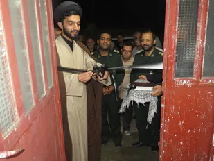 افتتاح ساختمان پایگاه شهید منتظری روستای حسین آباد بسطام